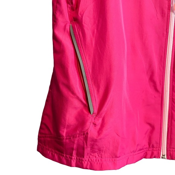Adidas Classic Retro Vintage 2010 Pink Reflective Stripe Track Jacket Size XL - Picture 6 of 12